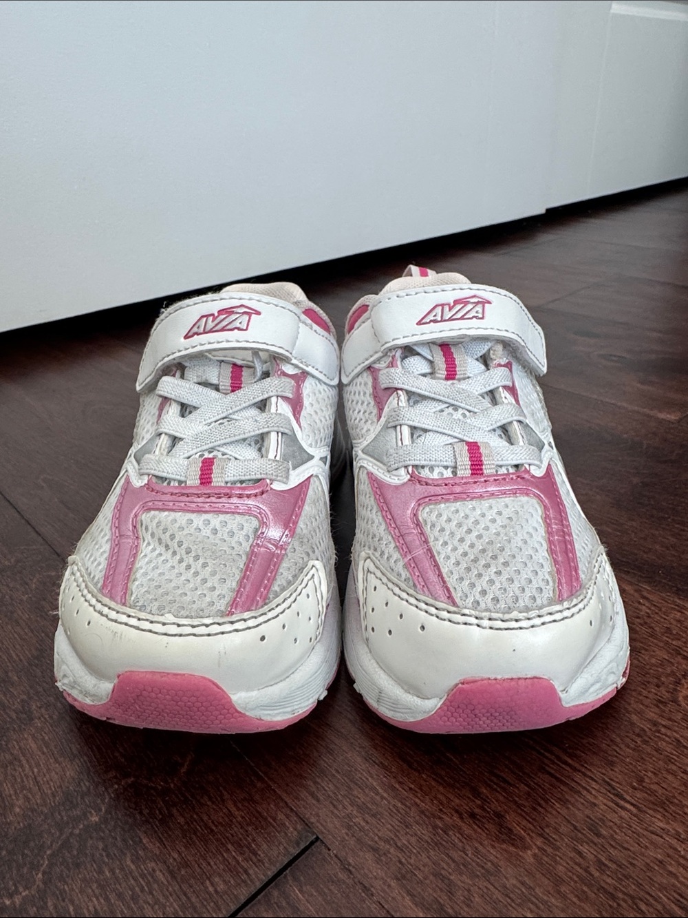 Avia Girls White & Pink Sneakers Athletic Shoes Toddler Girls size 10 - Picture 4 of 6